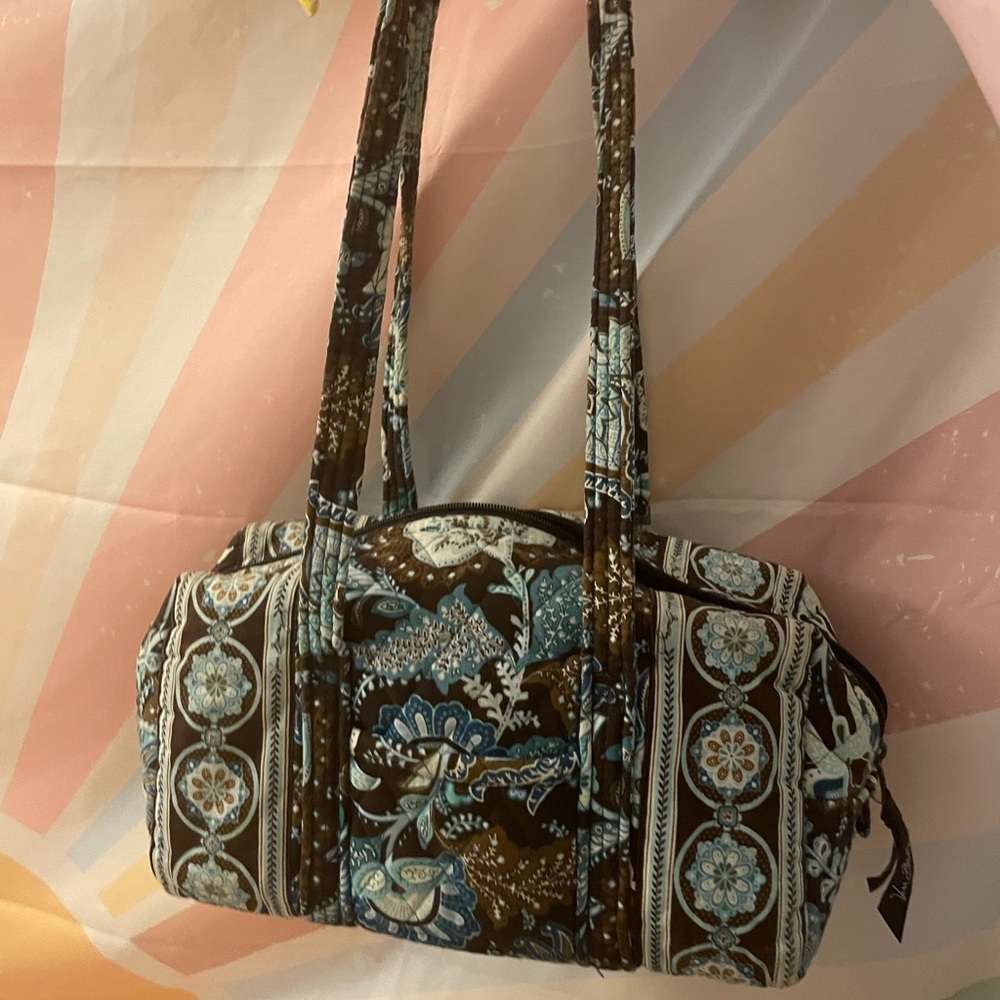 Vera Bradley Java Blue Mini Bowler - image 1